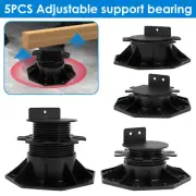 5Pcs Deck Support Pedestals Height Adjustable Deck Raising Support Base xdCaU