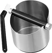 TEHAUX 1Set Coffee Knock Box with Cleaning Brush Deep Bowl Design for Ground Disposal Durable Coffee Powder Holder for Home Cafe Restaurant Use