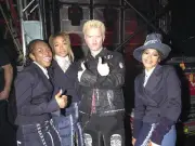 Billyl Idol with TLC backstage at MTV20: Live and Almost Legal - B- Old Photo