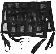 MUELODSIC Car Storage Bag Trunk for Ceiling Storage Cargo Net Interior Organiser Large Car Net Organizers Roof Net Storage Rear Car Ceiling Net Nets Overhead Tidy Carrier Black Polyester