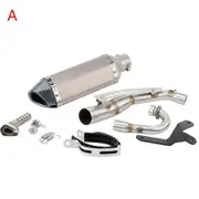 For Honda Monkey 125 Motorcycle Exhaust Pipe Muffler With Middle Link Pipe