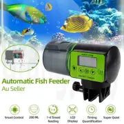 Automatic Fish Feeder Pet Feeding Aquarium Pond Fish Tank Dispenser Smart Timing