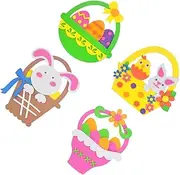 MOLUCKFU 4pcs DIY Egg Eggs Craft Kits for Boys Craft Kits Squishy Eggs for Fidget Basket Craft Kits Cardboard Eggs