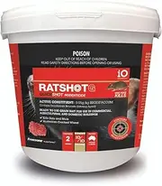 iO Ratshot Red QuickShot Grain Rat Mouse Rodent Bait 2 kg