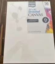 12"x16" Blank Stretched Canvas for Painting FREE SHIPPING
