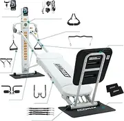 High Performance Gym - Pearl White XL Model with Total Over 100 Workout Exercises