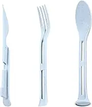 Kids Cutlery Set - Reusable Portable Cutlery Set,Dinnerware for Hiking Backpacking Camping RV Buffet Outdoor School