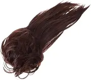 Men's Wig Wigs Cosplay Wig Apparel Costumes Mens Hair Wig Fashionable Hair Fake Hair Long Curly Wig Fancy Funny Wig Party Wig Realistic Fake Wig Coffee High Temperature Wire WESIEVYA
