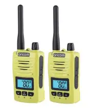 Oricom Twin Kit LIME DTX600 Waterproof IP67 5 Watt Handheld UHF CB Radio