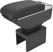 Car Armrests Universal Car Center Console Armrest Box Container Adjustable with USB Interface Console Armrest