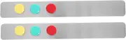 2pcs Buckle Glue Back Iron Strip 10pcs Mixed Strips Adhesive Board Strips for Bulletin Board Whiteboard