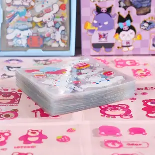 100張/套三麗鷗系列貼紙卡通pet貼紙 Mymelody Kuromi Cinnamoroll Pom Pom Pur