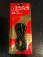 Hosa CRA-105 Unbalanced Interconnect RCA Cable - 5 foot