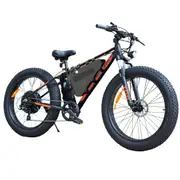 TDR Fat Tyre Electric Bike 26 Inch 4.0 Rear Wheel 52V 2000W Hub Motor Triangle Frame 20AH Battery LCD Display Pedal Assist Twist Throttle Hydraulic Disc Brake Alloy Frame E-MTB Freewheel