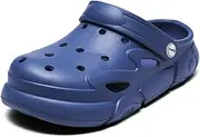 [YUKTOPA] Kids Boys Girls Cute Cartoon Clogs Shoes Lightweight Non Slip Garden Shoes Water Shower Beach Pool Slides Sandals