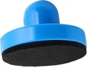 Veemoon Ergonomic Design Air Hockey Pusher Paddle Replacement for Air Hockey Table Sturdy Plastic Blue Brush Accessories Kit