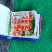 sketchbook Moscow 2018 drawing watercolor illustration Yulia A Korneva