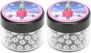 200Pcs Nail Polish Shaker Beads, Mixing Agitator Balls,304 Stainless Steel Ball Anti Acid Hand Tools 3 16 for Nail Art Sliver,Tool Holder Set,Nail Polish