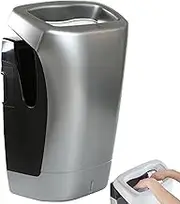Hand Dryer Water Proof with Filter, Hand Dryers for Toilets Commercial, High Speed Energy Saving Electric,Electric Hand Dryers with Water Tank, 7-10 Seconds to Dry, Splash-Proof Design Gray