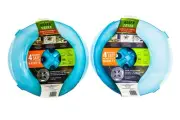 Hover Cover Magnetic Microwave Splatter Guard 2 Pack Bonus Blue Dishwasher Safe