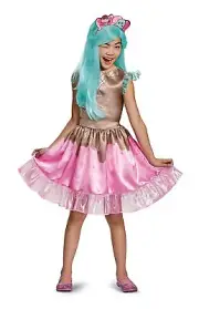Peppa-Mint Classic Shoppies Costume, Pink/Brown, Medium (7-8)