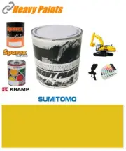 Sumitomo Yellow Digger Excavator Paint Endurance Enamel Paint 1 Litre Tin