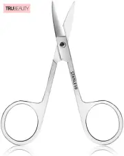 Precision Eyebrow Scissors Sharp Stainless Steel Trimmer Curved Edge Beauty Tool