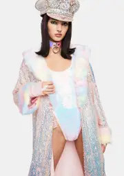 [Daisy Shock] Rainbow Dream Sequin Jacket