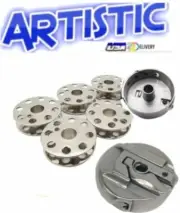 Bobbin Case #45751/Bobbin #45785 5pcs. 221,221-1,222,Featherweight 301, A1225
