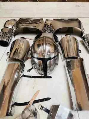 Full Beskar Armor / Mando Flight Suit Costume / Mandalorian Inspired Armour