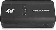 Portable 4G LTE WiFi Hotspot Router, 300Mbps High Speed, RJ45 & USB-C Port, 10 Device Connections, 3000mAh Battery for Travel, Laptop, Mobile Devices