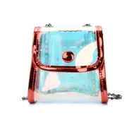Kids Mini Purse PVC Transparent Laser Money Change Purse Baby Girl Small Coin Wallet Pouch Box Clear Bag