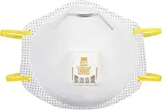3M 8511HB1-C-PS Sanding and Fiberglass Valved Respirator, 10-Pack