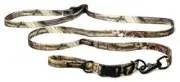 Croakies Stunt Puppy Camo Prints Dog Collar & Leash, Mossy Oak Break-up (Medium