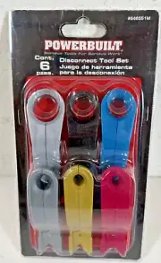 Fuel Line Disconnect 6 pc Tool set for AC Fuel & Cooler Linesn pwrblt