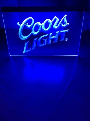 COORS LIGHT LED NEON LIGHT SIGN 8x12