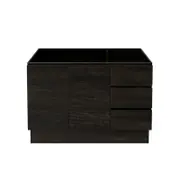 Forme Mont Albert 1200 Freestanding Dark Choc Vanity - Right Hand Drawers