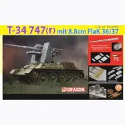 Dragon #6986 1/35 T-34 747(r) mit 8.8cm FlaK 36/37