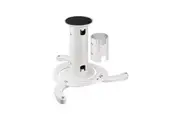 Goobay Projector Ceiling Mount Bracket 360 Adjustable Rotate White Medium