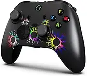 falafaso Switch Controllers, Wireless Switch controller for Switch, Switch Lite and OLED, Pro Switch Controller with Programmable Buttons, Turbo Function, Wake up, Gyros, Vibration and Screenshot(Sun)