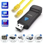 USB TV WiFi Adapter Signal Booster Network Card Dongle RJ45 Wireless Receiver