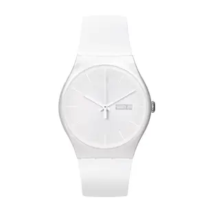 【SWATCH】New Gent 原創 手錶 瑞士錶 WHITE REBEL (41mm) SO29W704-S14