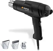 Steinel HL 1821 S 82147 Hot Air Gun in Case Set, Includes 3 Nozzles, Black, 1800 W Hot Air Dryer, 550 °C, 2-Stage Fan, Thermal Fuse, 2.2 m Cable