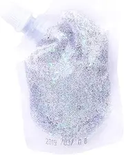 TOVINANNA 1 Sequins Gel for Face Glitter Gel Nail Glitter Silver Face Glitter Hair Glitter Spray Glitter Face Makeup Face Gems for Festivals Sequin Body Gel Sequins Gel for Body