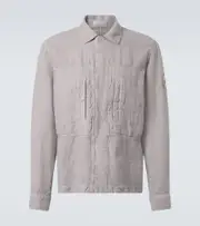 [Stone Island] Stone Island Ghost Compass linen overshirt UK 17 grey