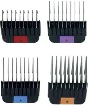 WAHL 1-4#1 2 3 & 4 Stainless Steel Combs/Metal Guides for KM2 KM5 KM10 KMSS C...