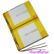 7.4V 3000mAh 22.2Wh Li Battery 40140100 Lipo 3-Wires NTC Thermistor For E-book