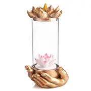 [MDI Australia] Lotus Glass Case LED Backflow Incense Burner