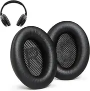 Premium Replacement Ear Pads Cushions Compatible with Bose QuietComfort 35 (Bose QC35) and Bose QuietComfort 35 ii (Bose QC35 ii) Headphones (Black). Great Cushion Comfort | Durable headphone ear pads