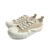 在飛比找ETMall東森購物網優惠-KANGOL 帆布鞋 休閒鞋 女鞋 卡其色 厚底 62221